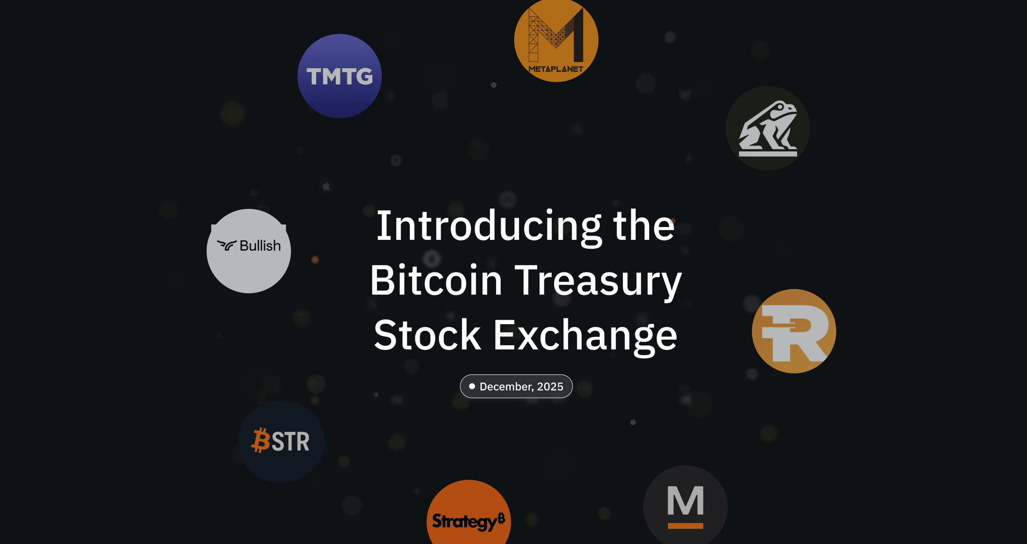 Introducing the world’s first Bitcoin Stock Exchange.
