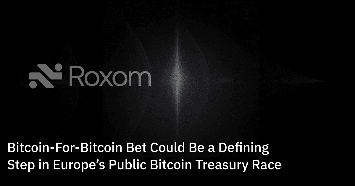 H100’s Bitcoin-For-Bitcoin Bet Could Be a Defining Step in Europe’s Public Bitcoin Treasury Race